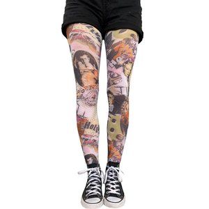 Colorful Patterned tights Hollywood